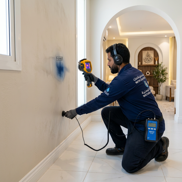 كشف تسربات المياه بالقصيم