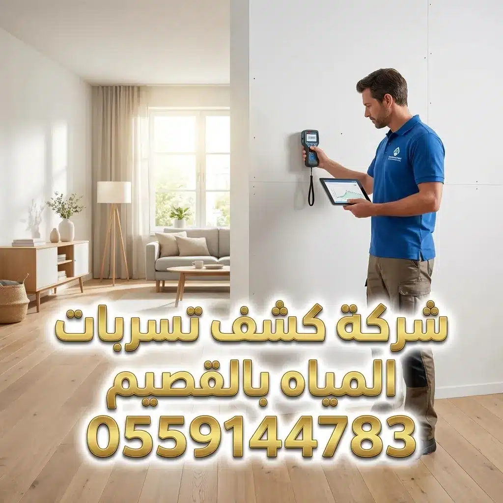 فنى كشف تسربات المياه بالقصيم