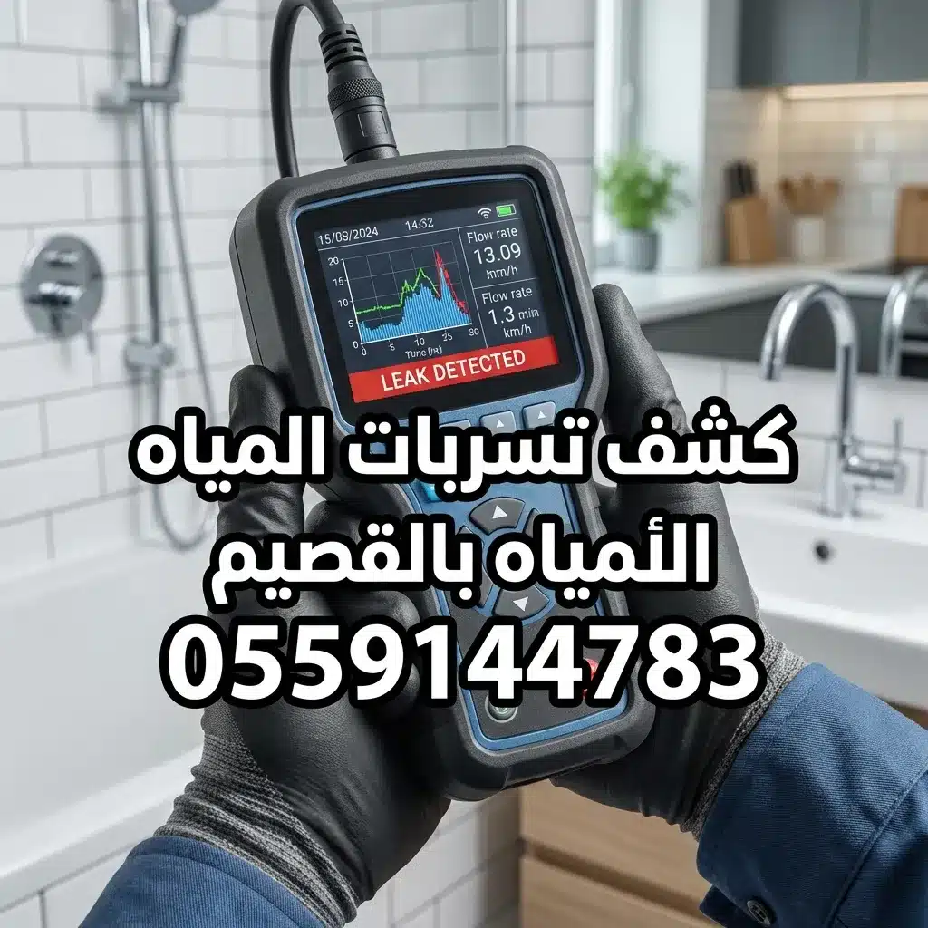 كشف تسربات المياه بالقصيم