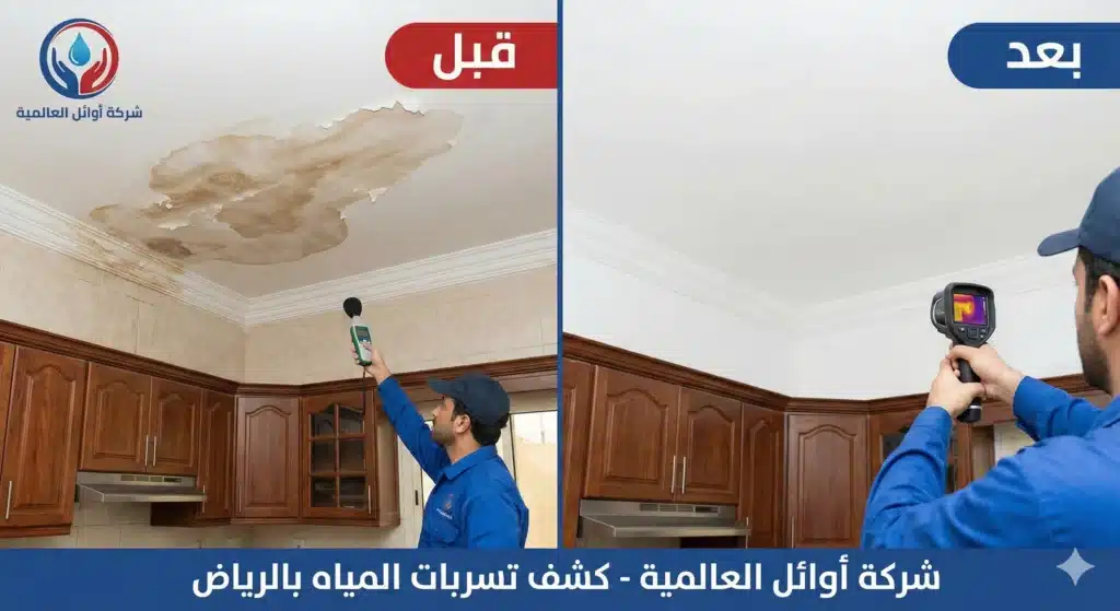 كشف تسربات المياه بالرياض