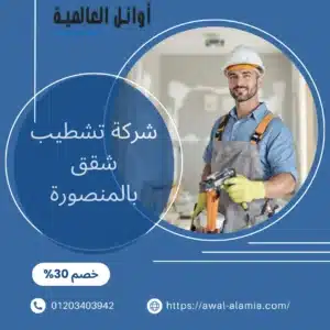 شركة تشطيب شقق بالمنصورة