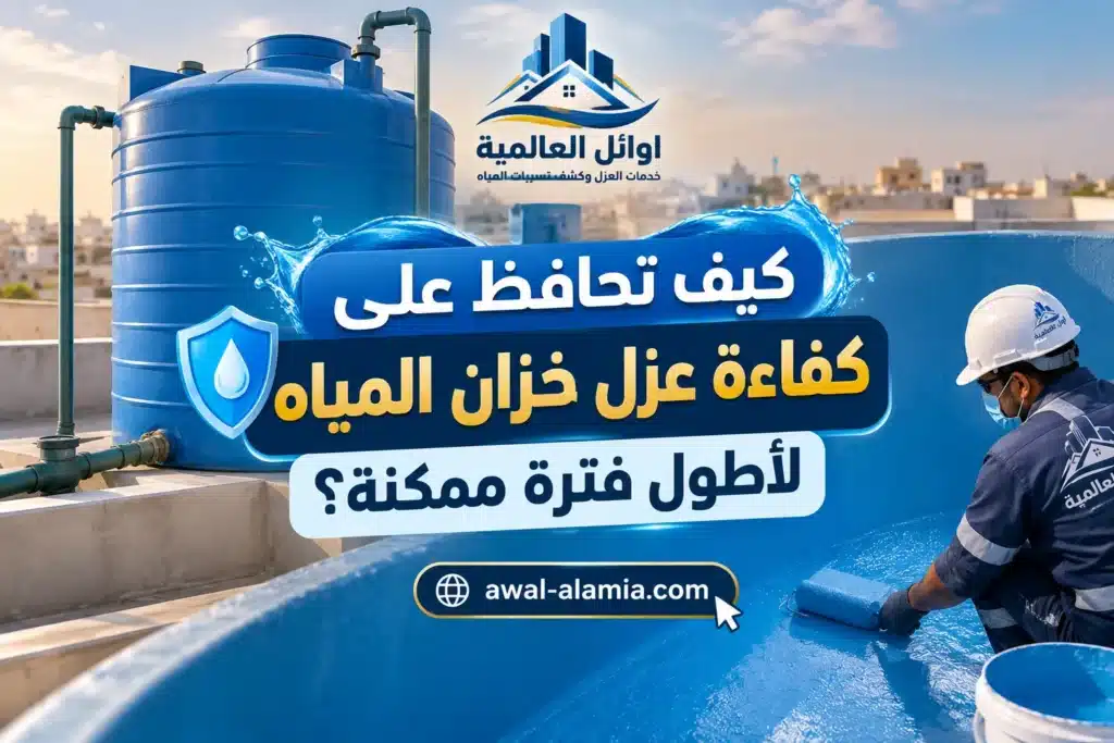 كيف تحافظ على كفاءة عزل خزان المياه لأطول فترة ممكنة؟